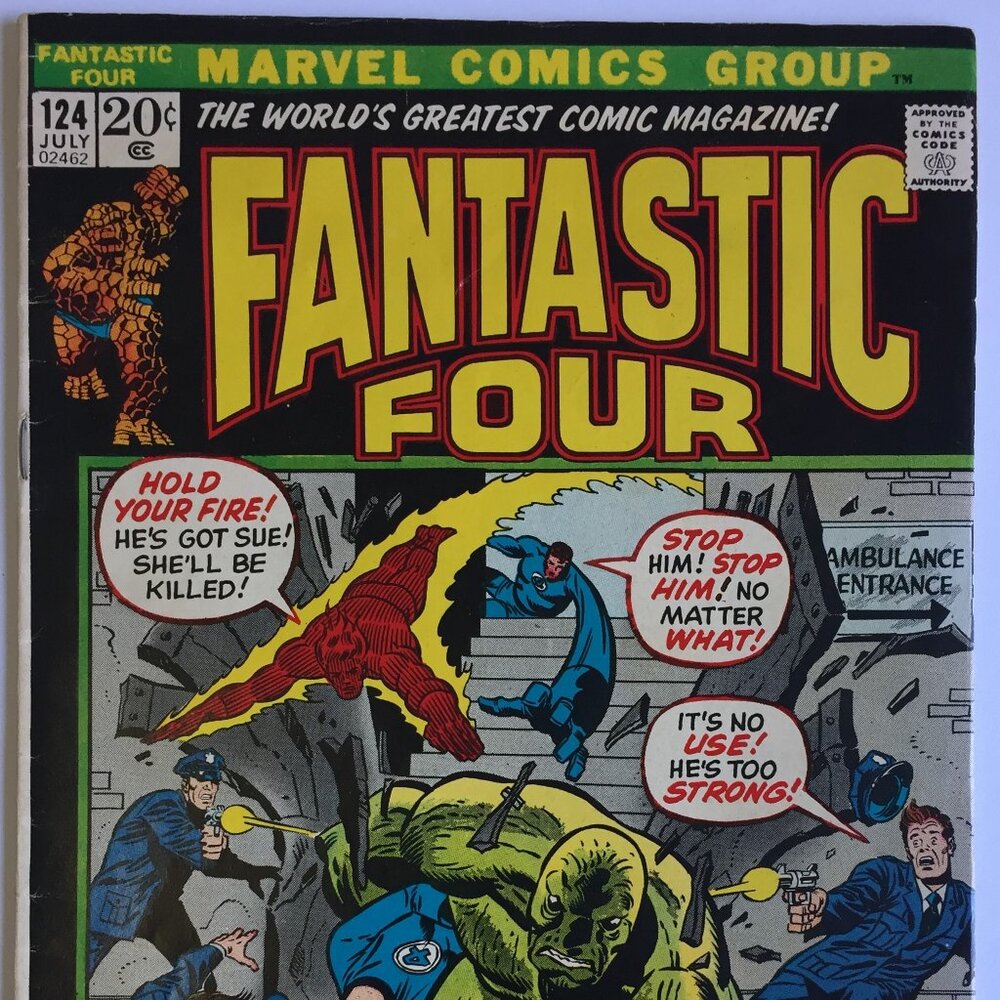 Fantastic Four #124 (Jul 1972, Marvel)